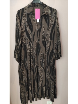 Robe longue manches longues