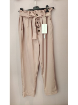 Pantalon fluide rose