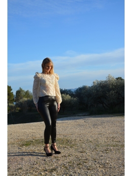 Leggins Noir Brillant