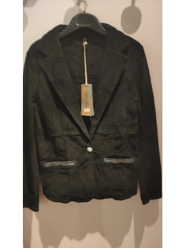 Veste velour noire melly