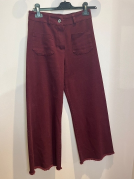 Pantalon bordeaux